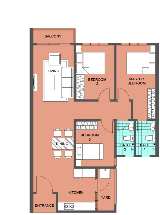 D'aman Residence Alor Setar - Floor plan