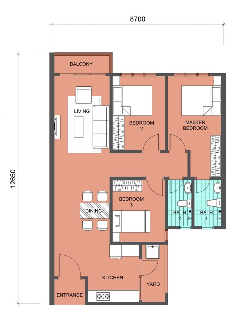 D'aman Residence Alor Setar | Full facilities and Amenities Apartment